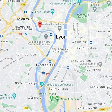 아파트 Climatise Terrasse Vue Sur Et Les Quais De Saone 리옹