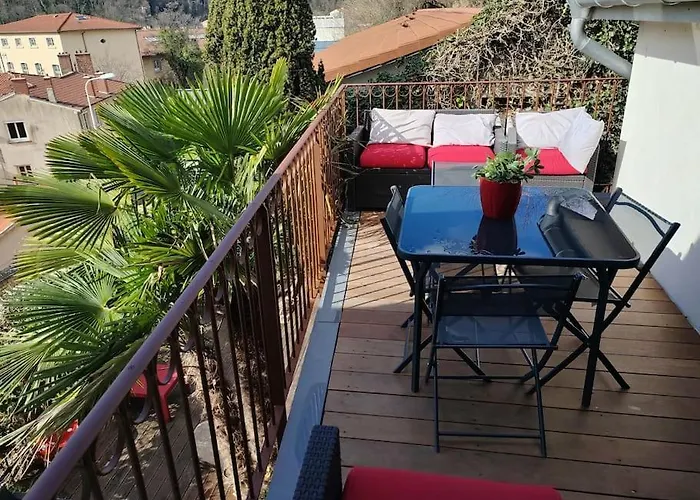 Climatise Terrasse Vue Sur Et Les Quais De Saone *